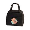 Cartoon Cute Capybara Print Insulated Lunch Bags  Portable Thermal Lunch Tote Bags Picnic Food Preservation Lunch Box Bag