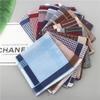 3Pcs Old Fashioned Sweat Absorbent Cotton Soft Handkerchiefs Men's Cotton Thin Cloth Square Towel Handkerchiefs