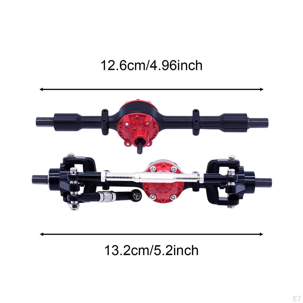 1/16 Front and Rear Axle Set Accessory Hobby Car DIY Accs for C14 B36 C24