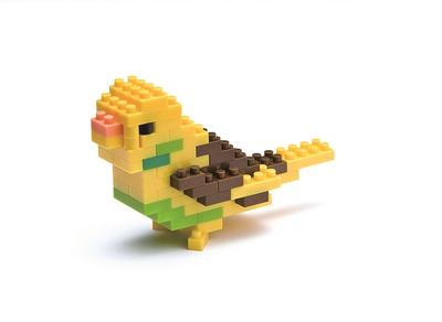 Коллекция Nanoblock Волнистый попугайчик