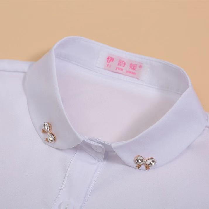 Beauty Ladies Vintage Shirt Sweater Clothes Faux Blouse Collars Removable Clothing Accessories Lace Top Detachable Collar Black