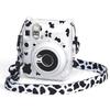 1 Набор Для Instax Mini 12 Прозрачная Сумка для Камеры Дорожная Сумка на Плечо с Милыми Наклейками Прозрачный Ремешок-Шнурок для Камеры Наклейки