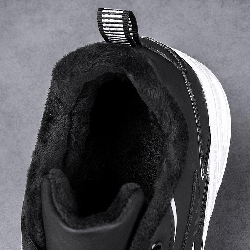 39-45 осенне-зимние мужские спортивные туфли большого размера с короткими бархатными волосами, противоскользящие и уличные мужские кроссовки для фитнеса