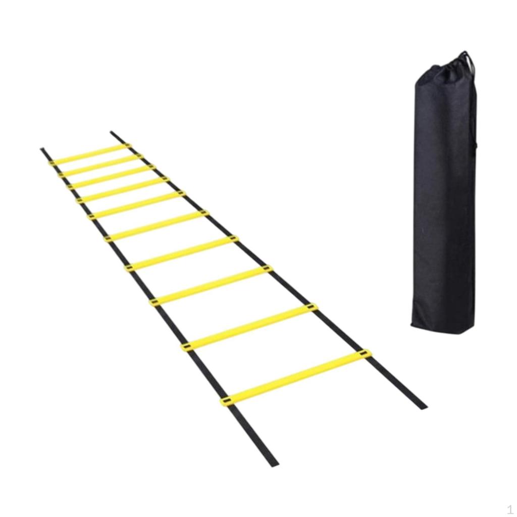 Agility Ladder Foldable Flexible Rugby Portable Outdoor Sports Jumping Hurdles Workout Stairs