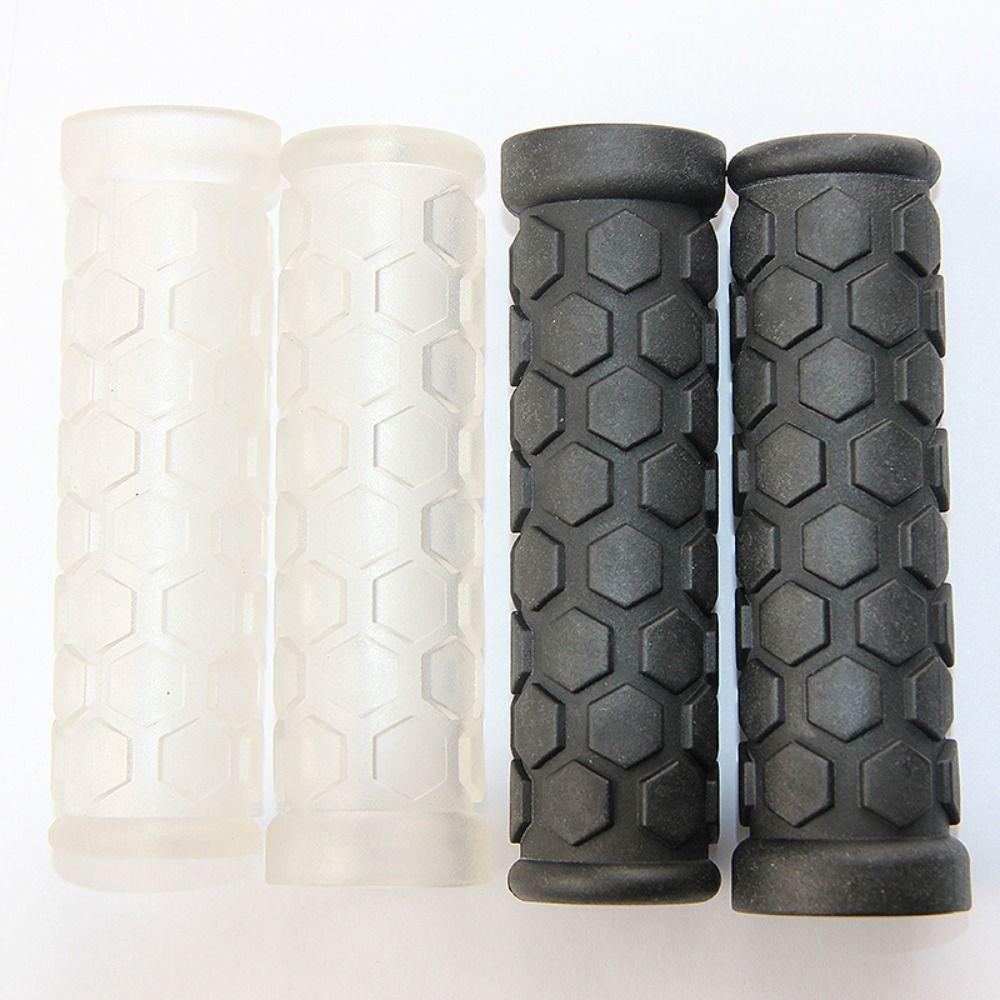 1 Pair Anti-slip Bicycle Handlebar Cover Shock Absorption Rubber Grip Mountain Bike Accessories