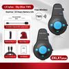 Professional Motorcycle Bluetooth Intercom 5.4 Waterproof Helmet Headset 20H Talk