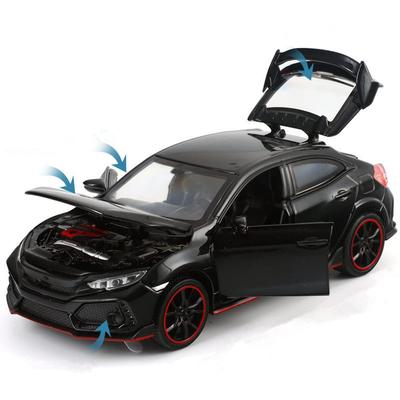 Литая игрушка из литого сплава для коллекции «Сила реакции» для Honda R Type 1/32, акустооптическая