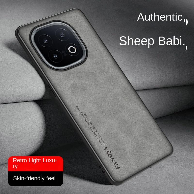 Простой кожаный удобный замшевый чехол для VIVO IQOO 13 12 Pro 11 Pro IQOO Z9X Z9 Turbo Z8 Z8X IQOO Neo 9 8 Защитная крышка для камеры