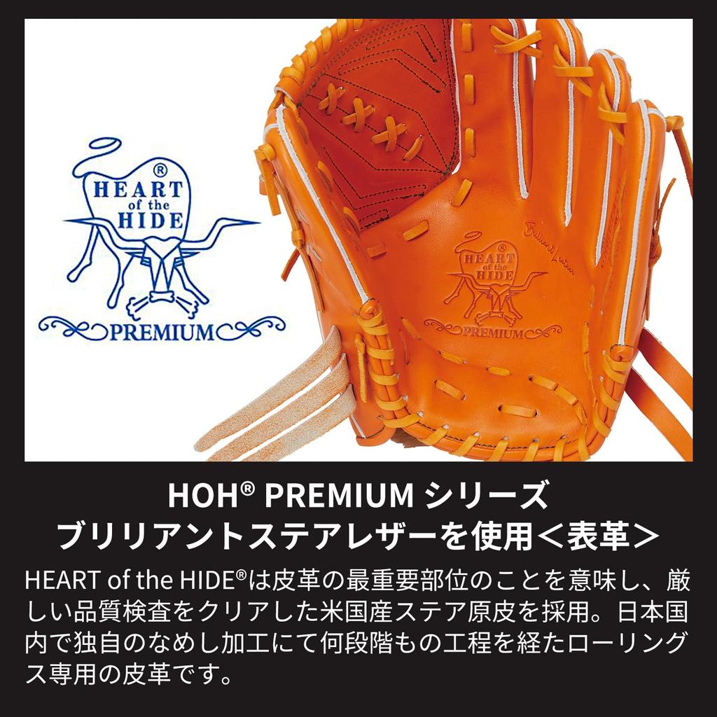 Rawlings Перчатки для бейсбола для взрослых жесткие HOH PREMIUM GH4FHPA15W V черные Размер дюймов для руки питчера [для питчеров] 11,75 Для правшей (оставили изношенным)