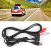3.5mm 3.3ft Extension Wire USB AUX Stereo Female To 2 RCA Male Cable for Car Boat Motorcycle