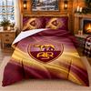Printed 3Pcs Bedding Set AS Roma Pattern Bed Sheet Pillowcase For Bedroom Decor
