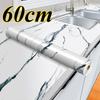 Marble Kitchen Oil-Proof Film Stove Waterproof Moisture-Proof Self-Adhesive Wallpaper Countertop Cabinet Renovation Tile Sticker