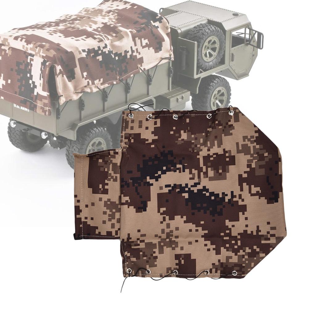 Canvas Tent Decoration Model Car Accessories for Jannyshop Fayee FY004 Military SiX Wheel Truck