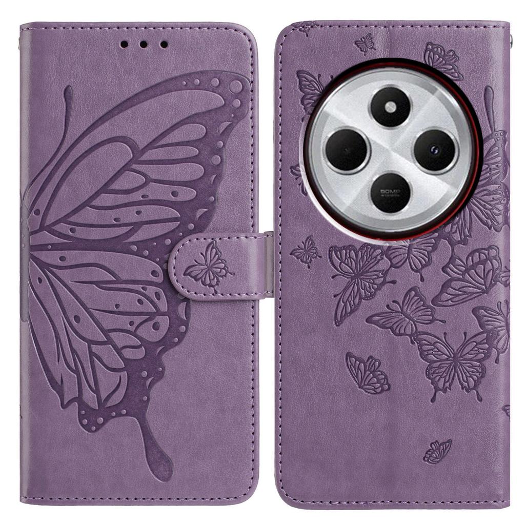 Чехол-кошелек для Xiaomi Redmi 14C 4G/14C 5G/14R 5G/A4 5G/A3 Pro 4G/Poco C75 4G/Poco M7 5G из ПУ кожи, чехол для телефона с ремешком