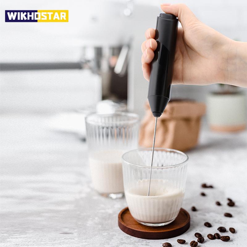 Electric Egg Frother Milk Frother Mini Portable Blender Foam Coffee Machine Hand Appliances Home Cappuccino Maker Kitchen Tool
