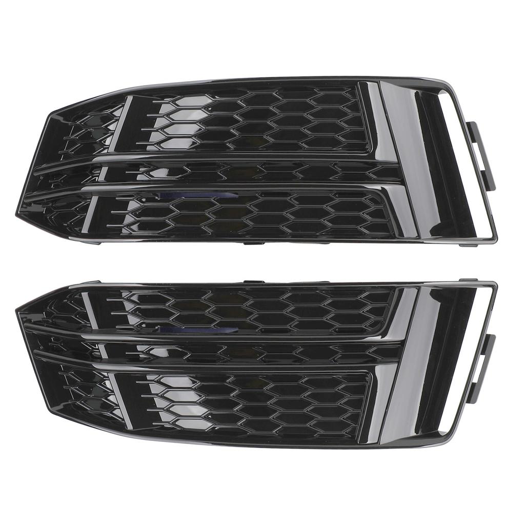 8W0807681F  8W0807682F Черный хром Решетка противотуманной фары переднего бампера для S4 A4 B9 S-LINE 2016 2017 2018  8W0-807-681-F  8W0-807-682-F