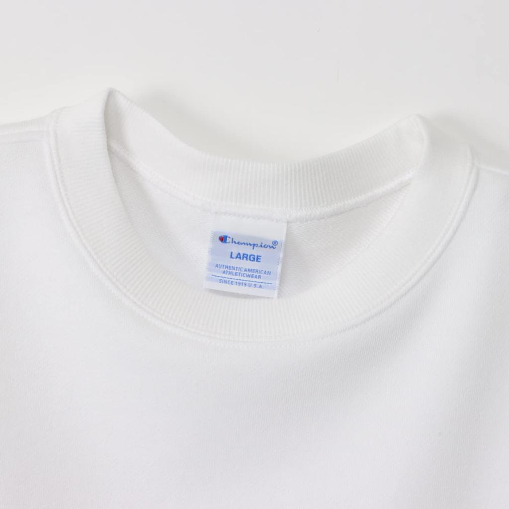 Long-sleeved fleece crew neck sweatshirt with script logo, basic, size C8-W043Z -010-XL