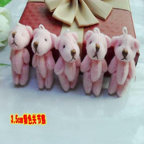 1 шт. 4 см шарнирный медведь мягкая плюшевая игрушка кукла медведь плюшевая игрушка одежда волосы декор плюшевая кукла аксессуары игрушка