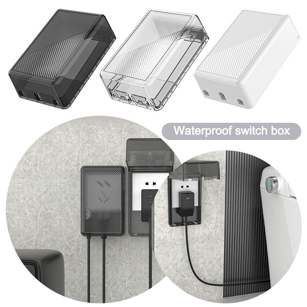 Прозрачная защитная крышка для выключателя, водонепроницаемая заглушка, водоудерживающая коробка, защита розетки для дома