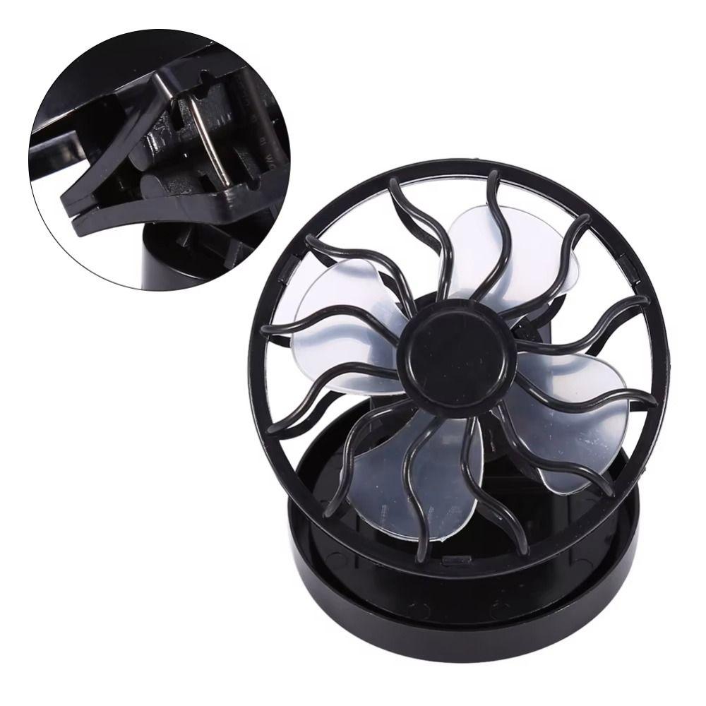 Handsfree Mini Solar Fan Solar Energy Panel Outdoor Solar Fan Lightweight Small Air Cooler  Summer