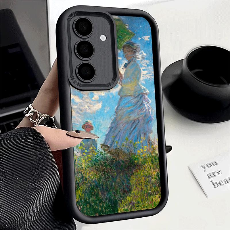 Чехол для телефона для Samsung Galaxy A17 A16 A15 A14 A13 Масляная живопись Клода Моне A56 A36 A26 A55 A35 A25 A54 A34 A24 A53 A33 A23 A07