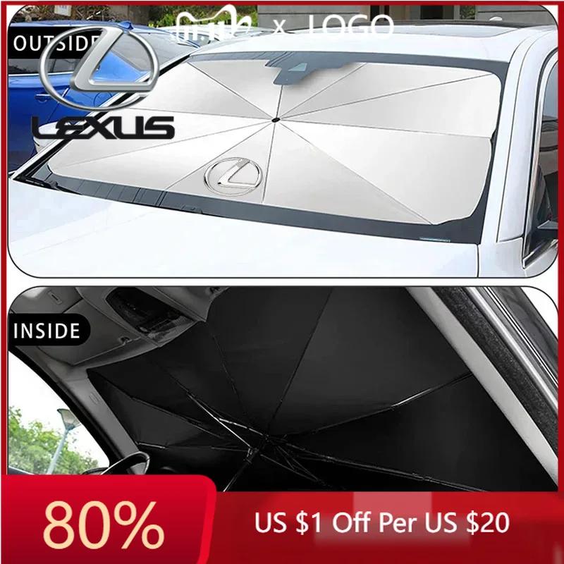 ZAG1 2026 Hot Interior Stickers Car Heat Insulation Covers Sunshade Umbrella Auto Accessories For Lexus RX300 RX450 EX300h IS200 IS25
