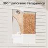 Weather-Resistant Bird Feeder Large Capacity Shake-Resistant Feeder Transparent Feeder  Garden