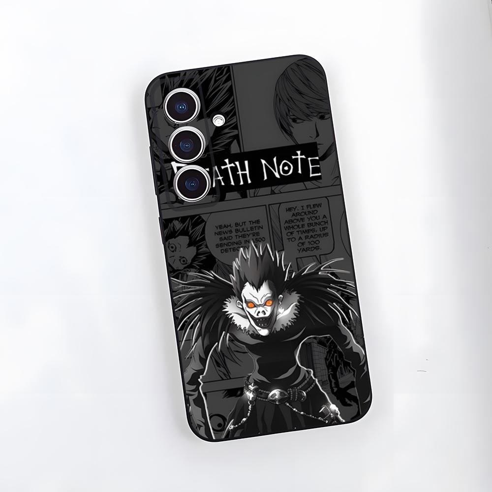 Чехол для телефона D-Death Note для Samsung S25 Plus S20 S20 Plus S22 Ultra S23 FE S21 Plus S21 Ultra Мягкий чехол