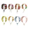 Sweet Girls Colorful Crochet Headband Summer Sunproof Turban Tie Back Camping Headwrap Teenagers Lovely Hair Kerchief