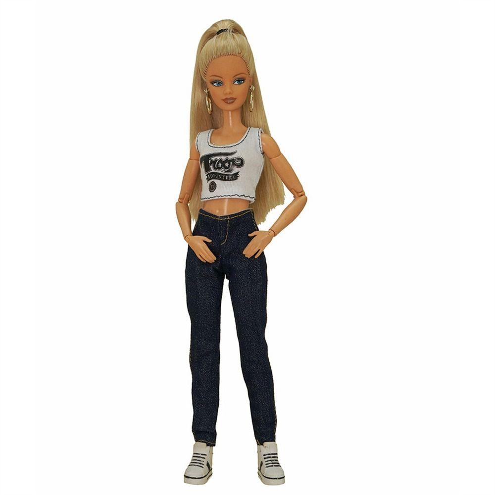 Повседневные топы Кукольная одежда Офисные брюки для кукол Кукольные аксессуары Кукольные наряды Ручная работа