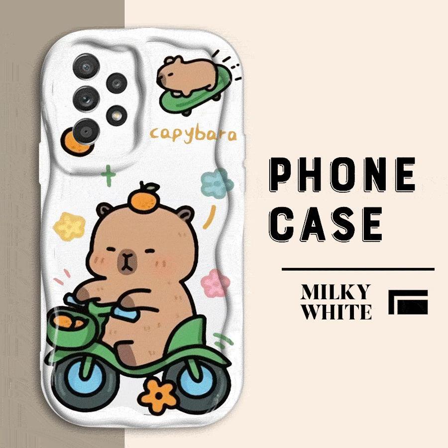 Capybara Phone Case for Samsung Galaxy A23 A25 A21s A24 4G A32 A34 A35 A51 A52 A52s A54 A55 A72 A73 5G Cover