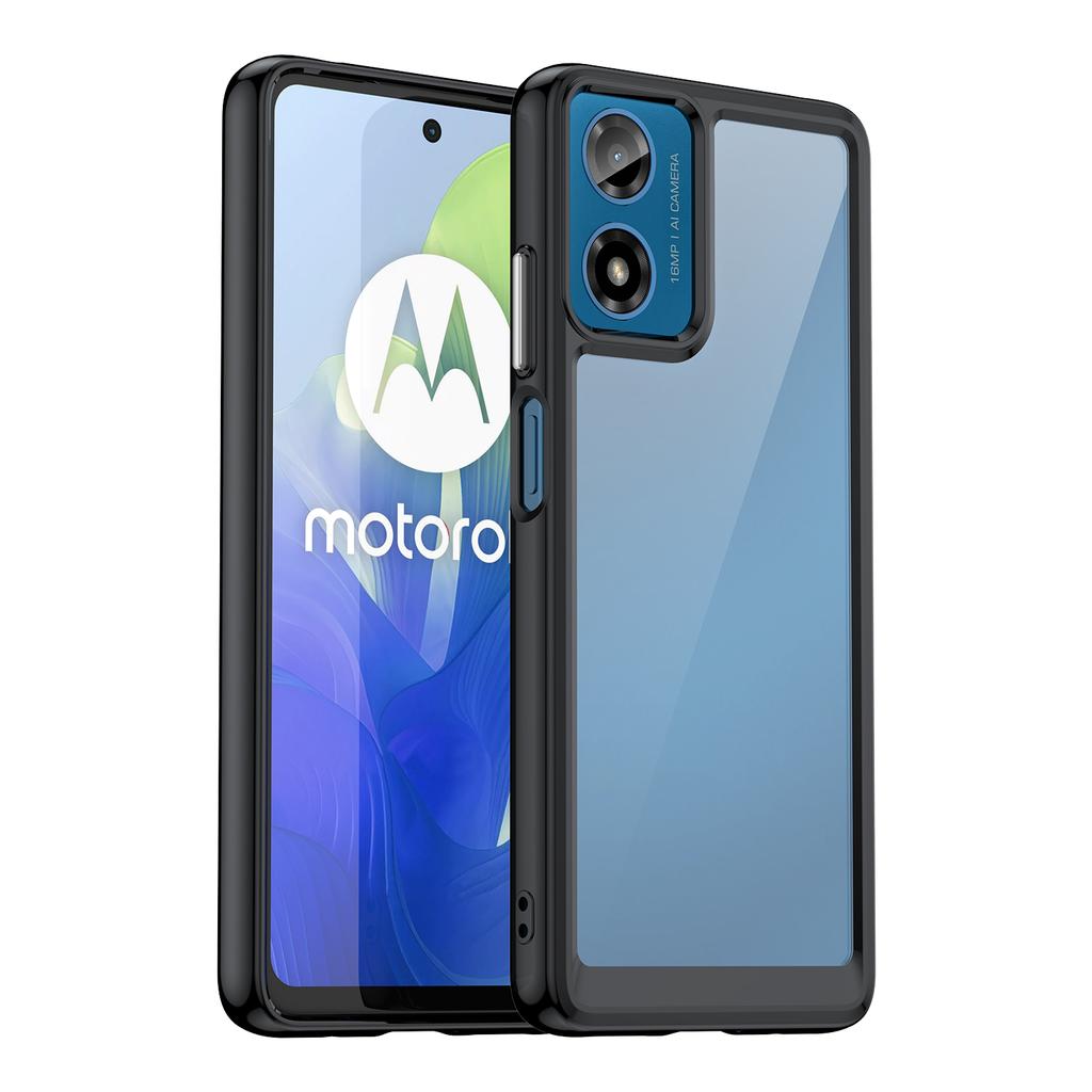 Transparent TPU Case for Motorola Moto G35 G55 G75 G85 5G G04S G04 G24 Power E14 Protective Cover Clear Fundas Coque Capa