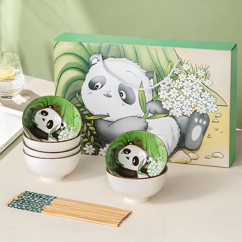 HUAIYI Фарфоровый обеденный сервиз Jingdezhen сине-белый