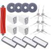 For Roborock Qrevo MaxV, Qrevo S, Qrevo Pro Robot Vacuum Main Side Brush Hepa Filter Mop Pad Dust Bag Accessories Kit