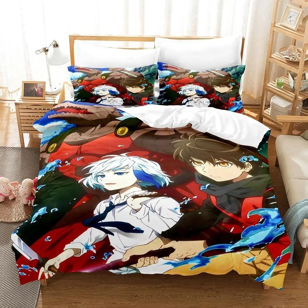 Постельное белье Башня Бога Односпальное Полутораспальное Двуспальное Кингсайз Комплект постельного белья Взрослый Детский Спальня Комплекты пододеяльников 3D-принт Аниме