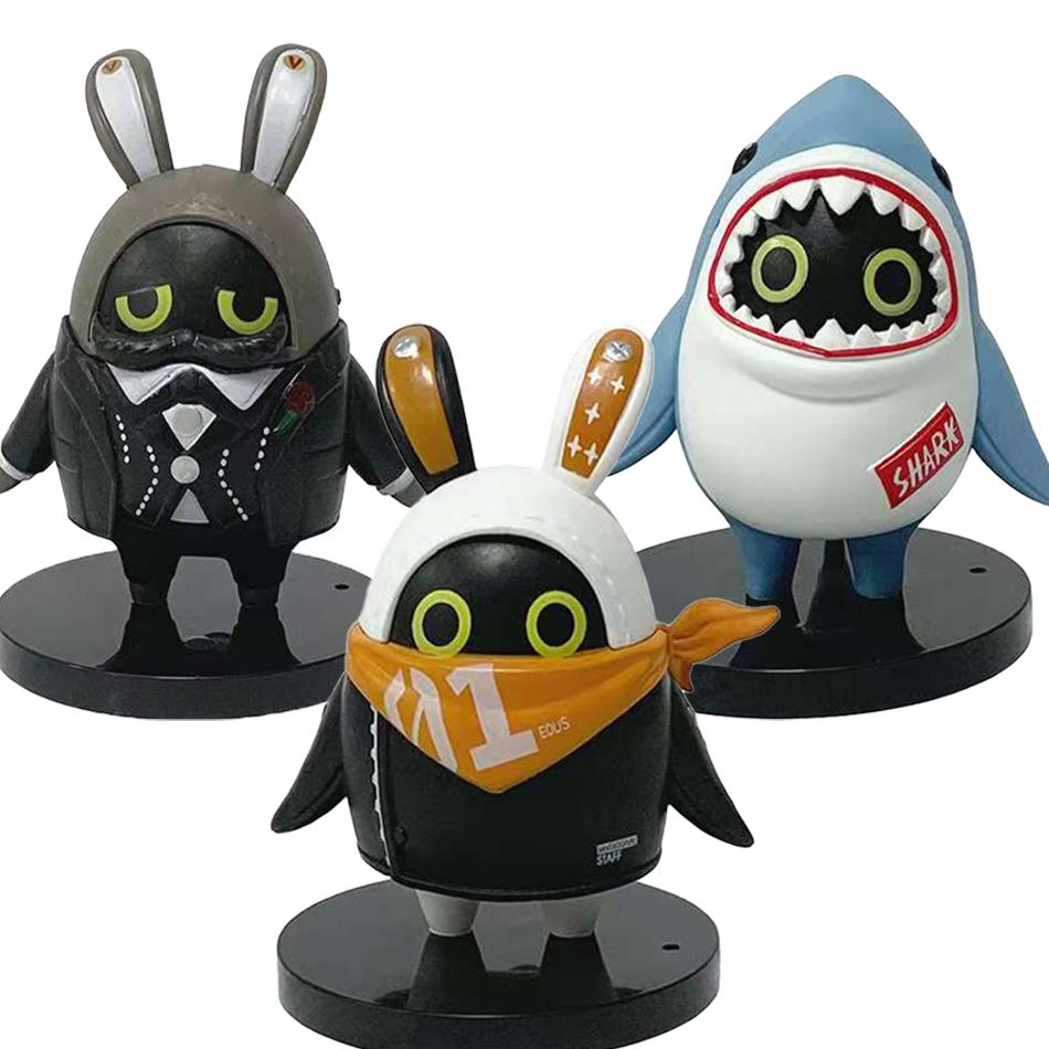 Игра Zenless Zone Zero Фигурка Bangboo EOUS Sharkboo Amillion Милые Мультяшные Аксессуары ПВХ Мягкая Резина 3D Фигурка Украшение Подарки