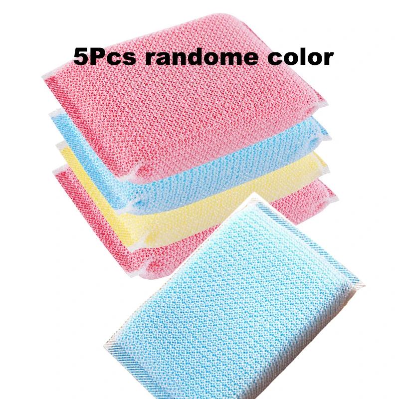 5/20Pcs Dishwashing Sponge Cleaning Thick Dishwashing Pad Kitchen Scrubbing Dishcloth Multi-Purpose Brush Dish Washing Absorbent