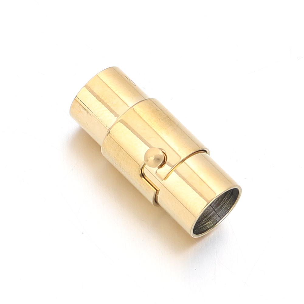 Stainless Steel Magnetic Clasps Bracelet Cord End Caps Connectors For Leather Bracelet Necklace Craft Jewelry Making Supplies