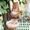 Simulation Squirrel Tree Hanging Resin Art Statue Creative Animal Figurines Yard