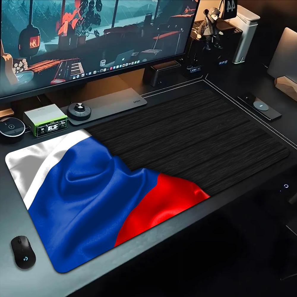 Коврик для мыши с российским флагом 500x1000 мм Большой игровой коврик для мыши Геймерский XL Резиновый Коврик для клавиатуры Отаку Настольный коврик для ноутбука