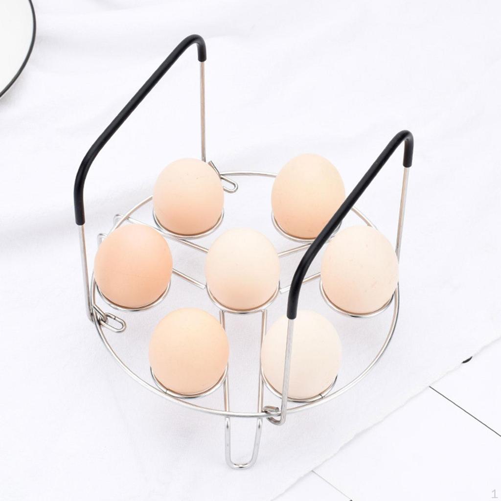 Egg Steamer Rack Steaming Stand Accessories Cooking Gadget Simple, Stainless Steel, Eggs