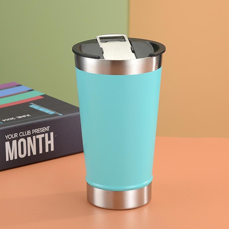 Beer Cup 304 Stainless Steel Vacuum Flask Car Cup Cone Bottle Opener Cup
