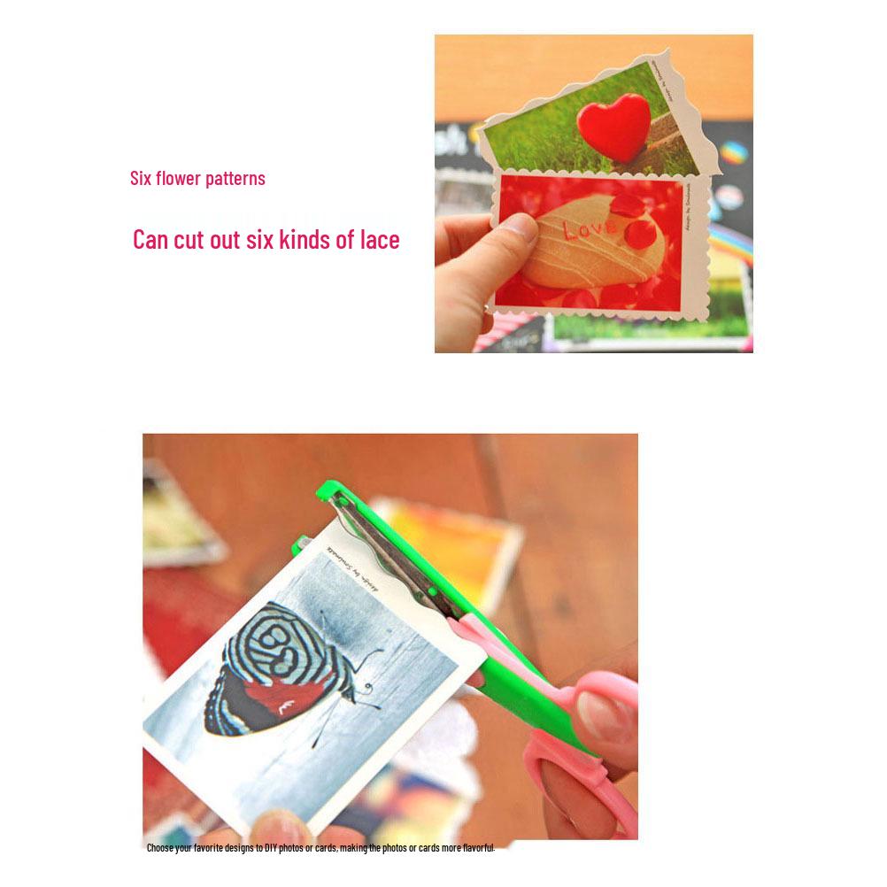 Детские безопасные ножницы для рукоделия - 5-дюймовые лезвия с забавным узором для DIY и альбомов