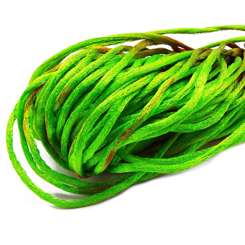 25 ярдов узел нейлоновый плетеный шнур макраме бисер DIY Rattail String Kumihimo
