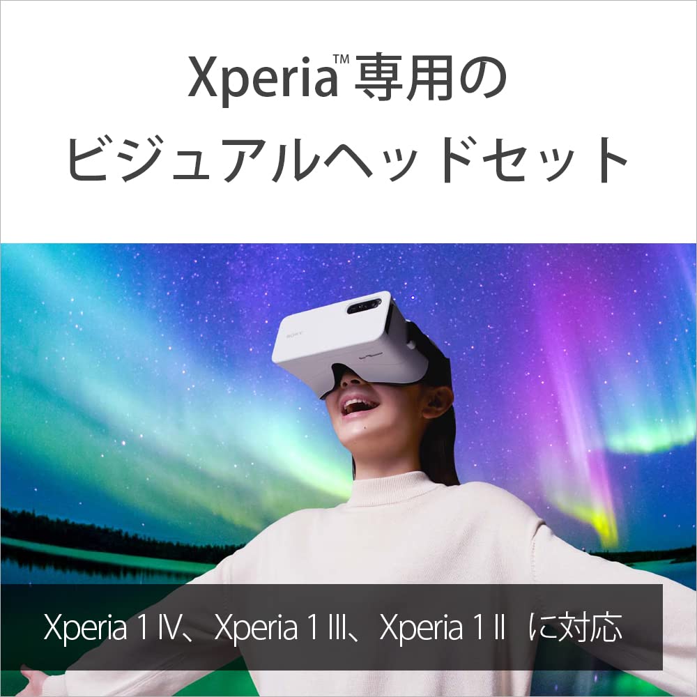 Sony Совместимость со смартфоном Android Xperia View эксклюзивно Visual 1 1 1 II Серый Большой / 360°VR/Xperia Гарнитура/Xperia IV, III, совместимый/XQZ-VG01A