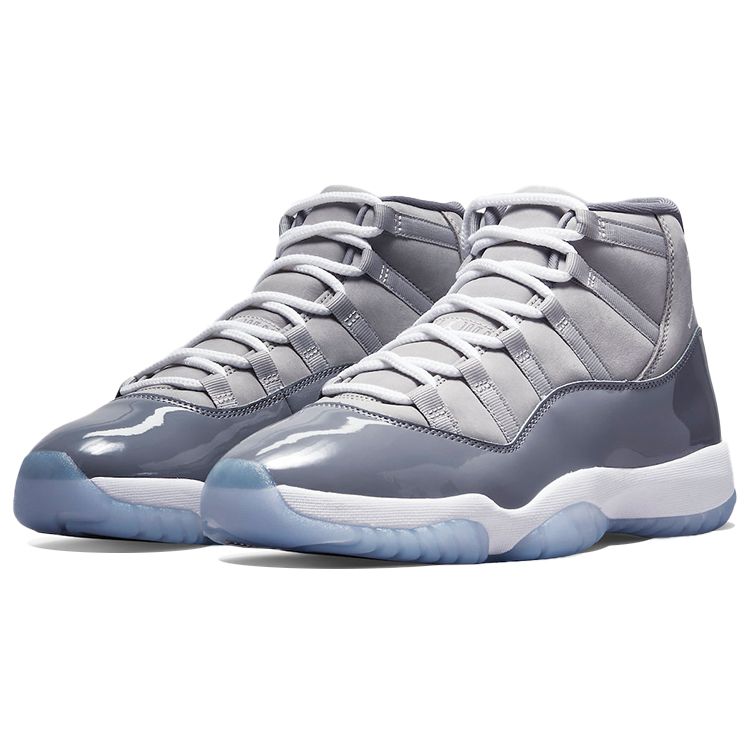 Кроссовки унисекс Air Jordan 11 Retro Cool Grey 2021 Средне-серые белые CT8012-005