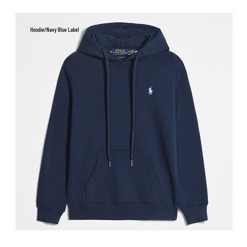 Men's Fleece-Lined Hooded Jacket with Zipper and Embroidery - Fashionable Autumn/Winter Casual Sweatshirt