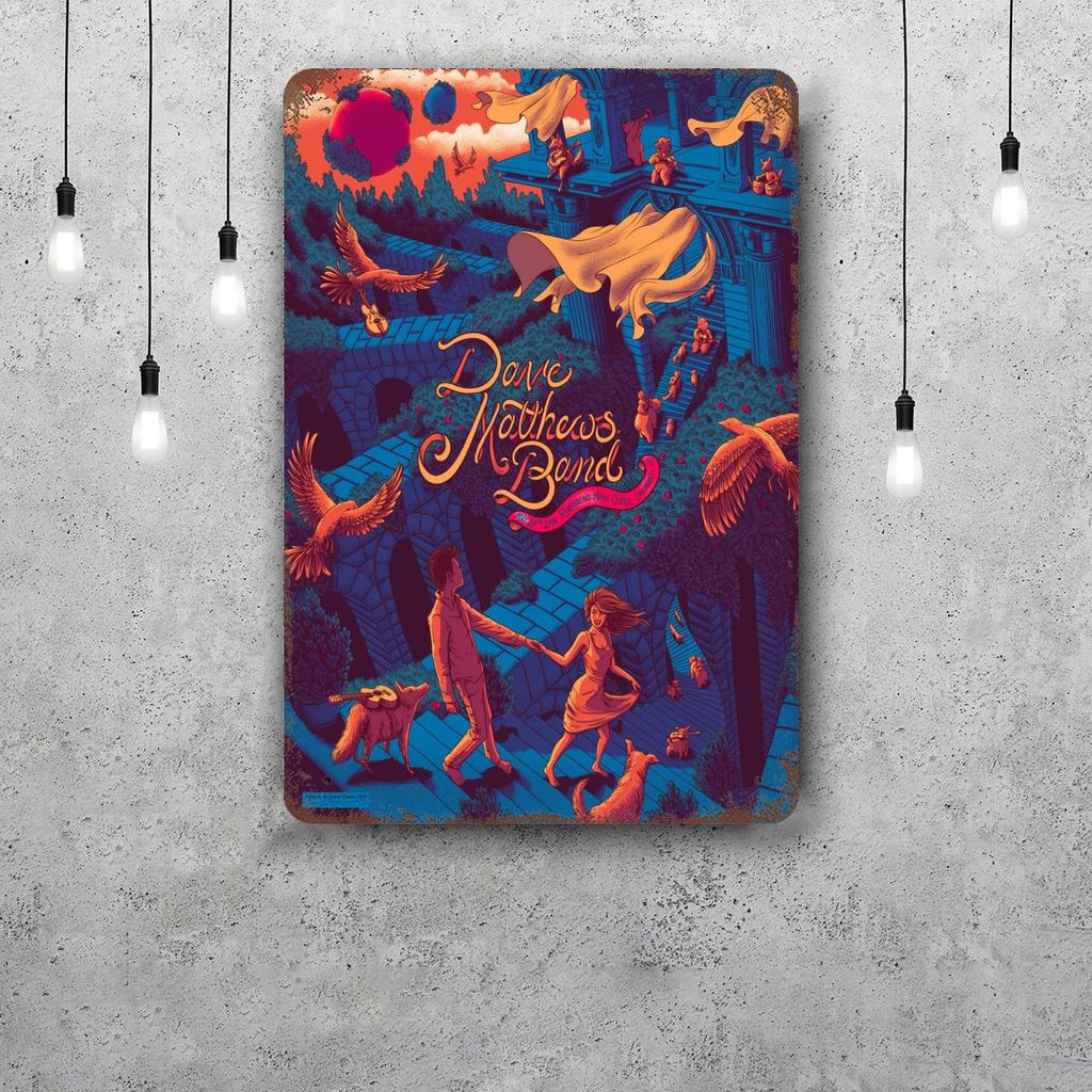 dave matthews band Metal Signs wall decor Vintage Tin Signs Captain Metal Poster Decor for Bar Pub Club Wall Decoration