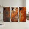 Retro Rust D-Design Phone Case For iPhone 17,16,15,14,13,12,11 Plus,Pro,Max,Mini Silicone Black Soft Cover