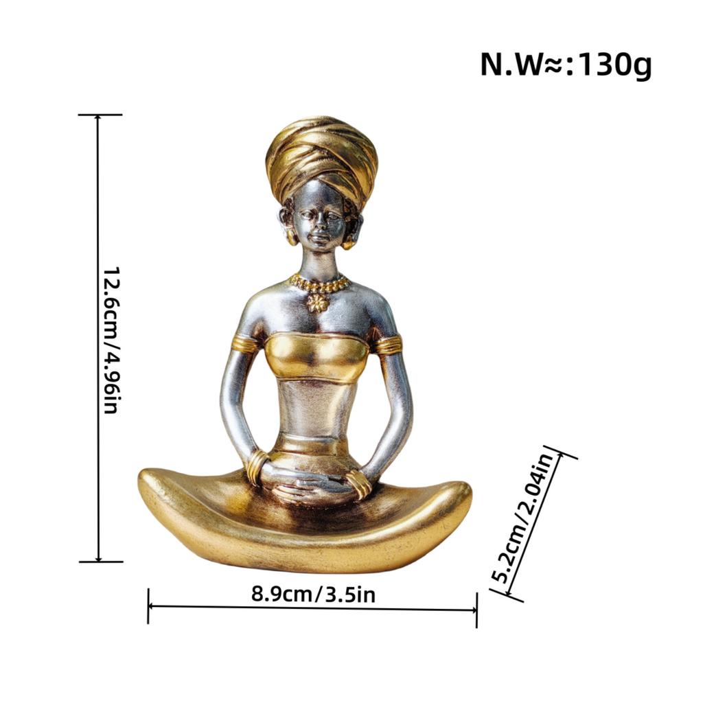 Простые абстрактные украшения для дома и студии йоги, украшения для йоги из смолы, подарочные украшения, украшения для свадебной комнаты
